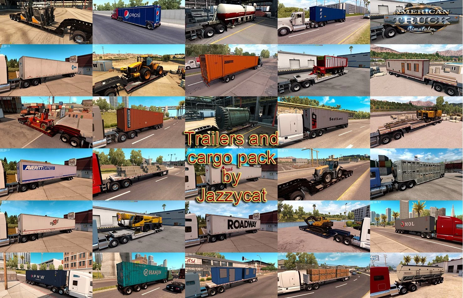 Trailers and Cargo Pack v6.1.6 by Jazzycat (1.53.x) for ATS