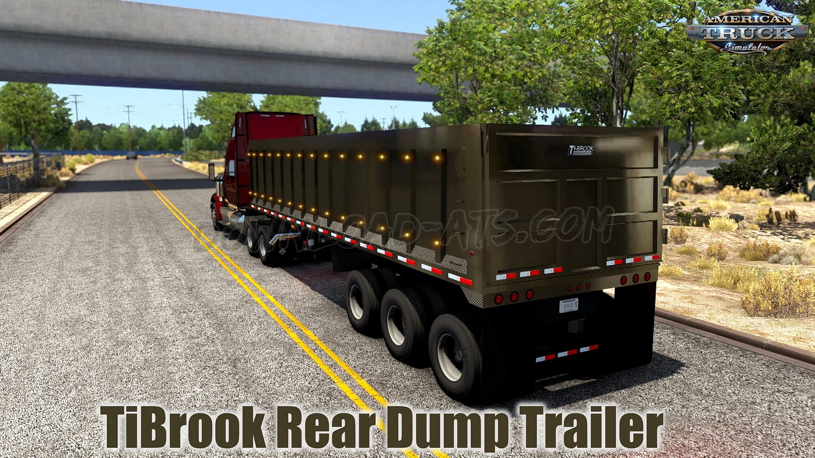 TiBrook Rear Dump Trailer v1.0 (1.39.x) for ATS