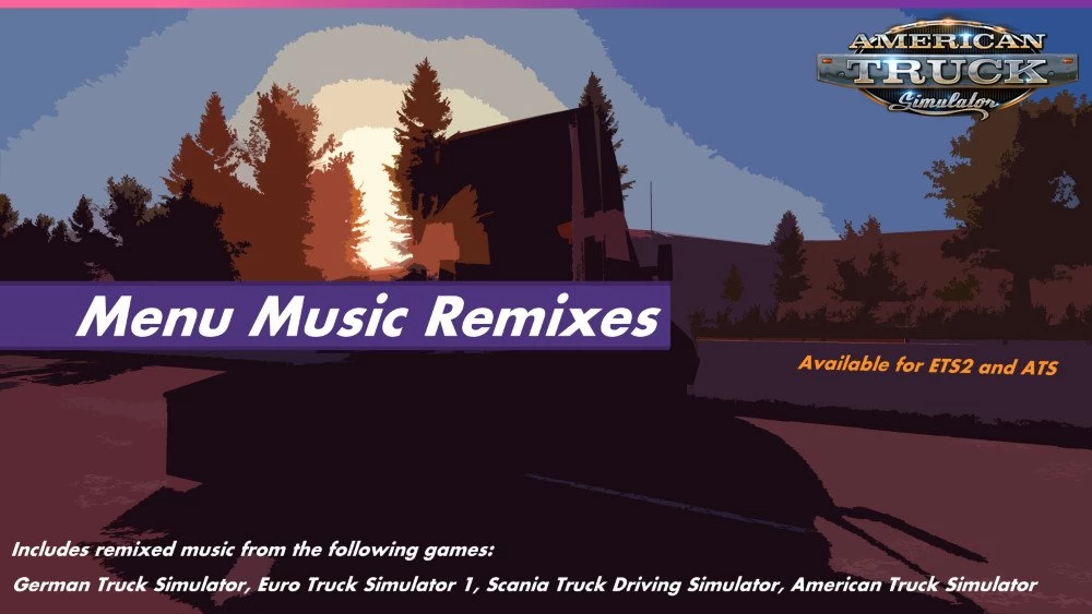 Menu Music Remixes v1.7 (1.50.x) for ATS