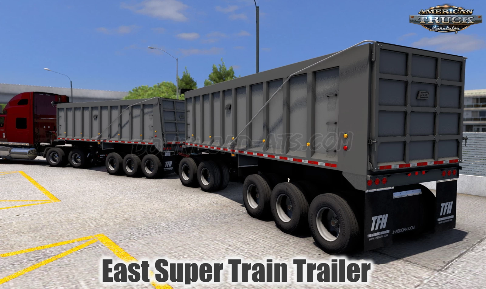 East Super Train Trailer v1.0 (1.39.x) for ATS