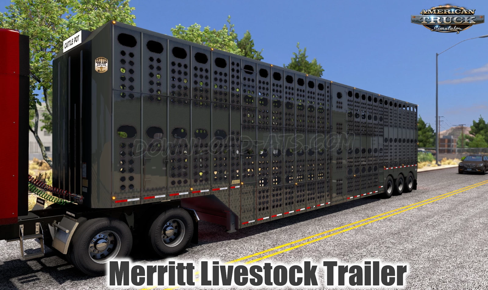 Merritt Livestock Trailer v1.1 (1.40.x) for ATS