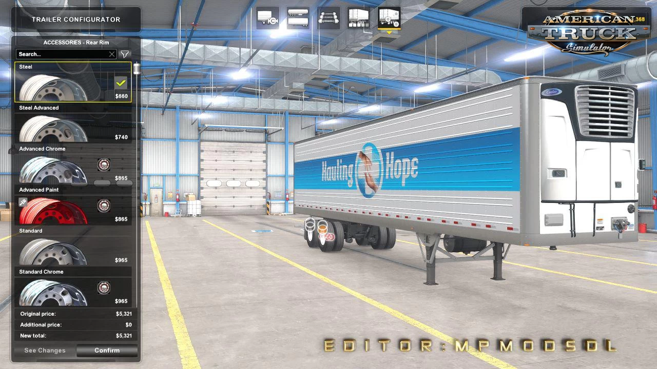 Personal Hauling Hope Trailer Mod v1.0 For ATS
