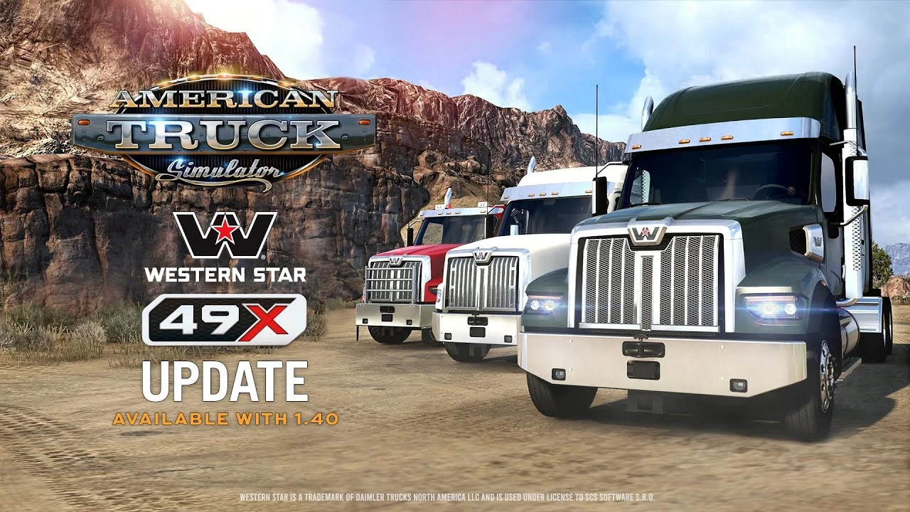 Western Star 49X Truck Updated in 1.40 for ATS