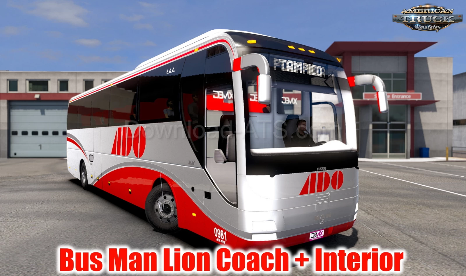 Bus Man Lion Coach + Interior v1.5 (1.39.x) for ATS