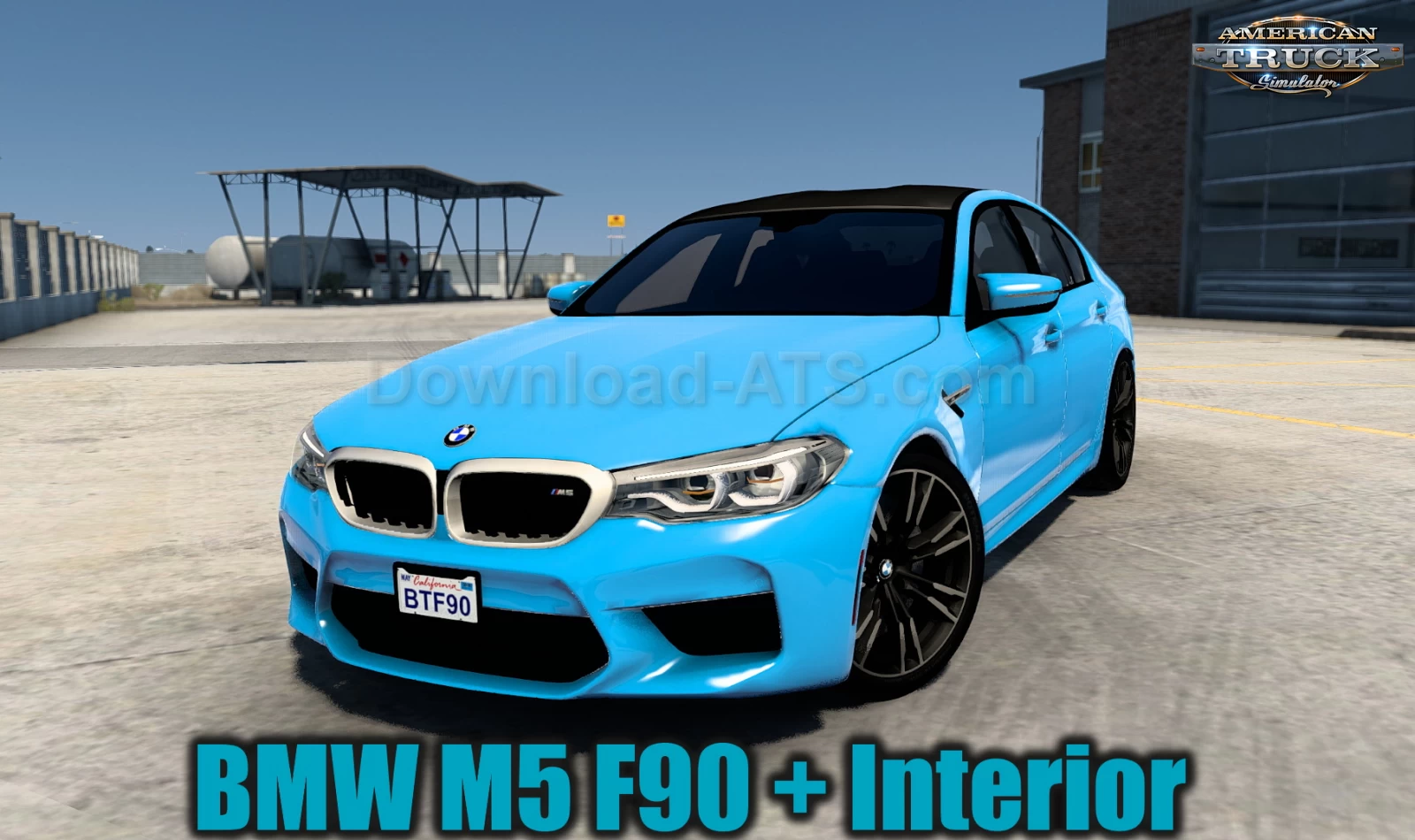 BMW M5 F90 + Interior v2.1 (1.45.x) for ATS