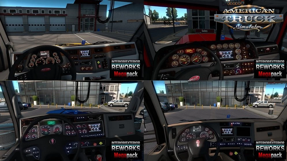 Interior/Exterior Reworks MEGAPack v2.0 (1.40.x) for ATS