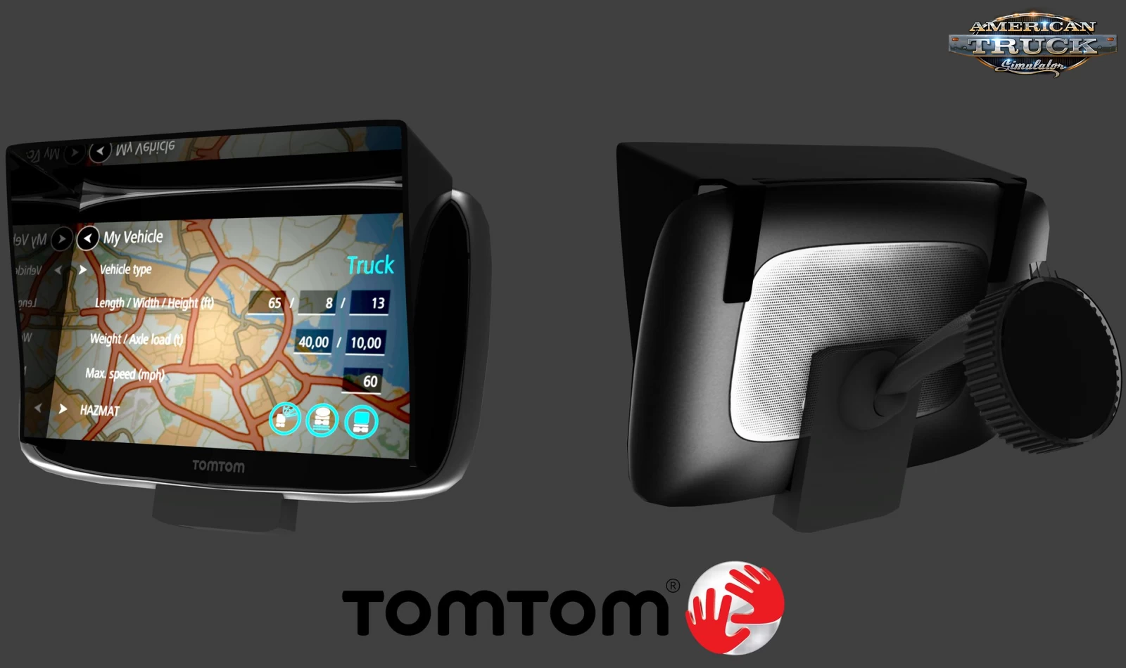 TomTom Trucker 6000 Navigator v1.2 (1.40.x) for ATS