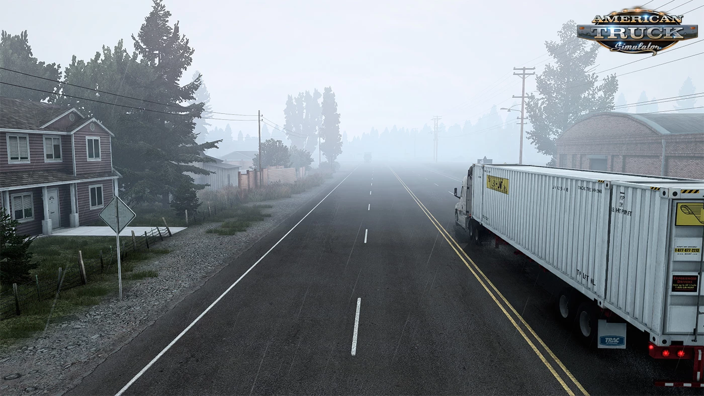 Realistic Rain Mod v5.2.1 by Darkcaptain (1.58.x) for ATS