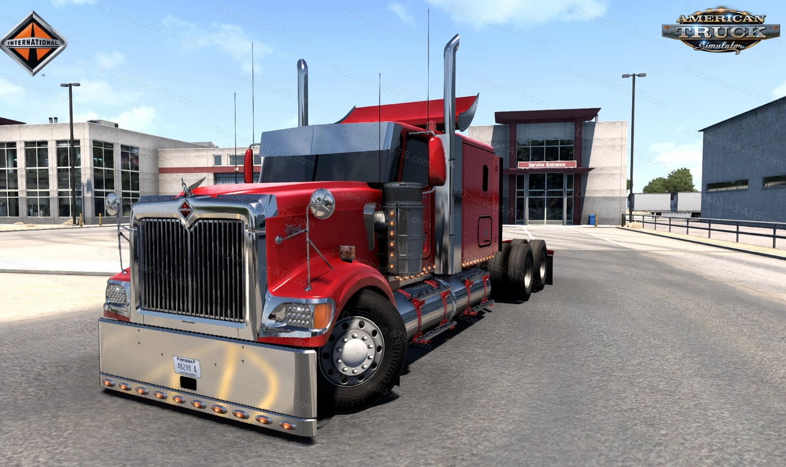 International 9900i Truck + Interior v1.4 (1.48.x) for ATS