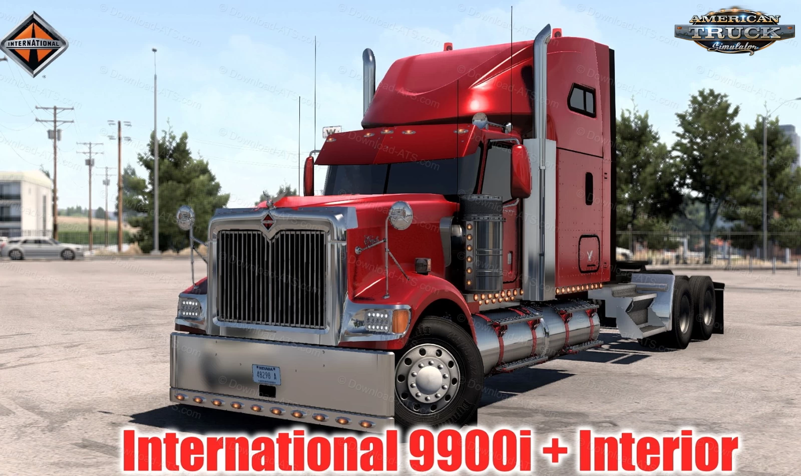 International 9900i Truck + Interior v1.4 (1.48.x) for ATS