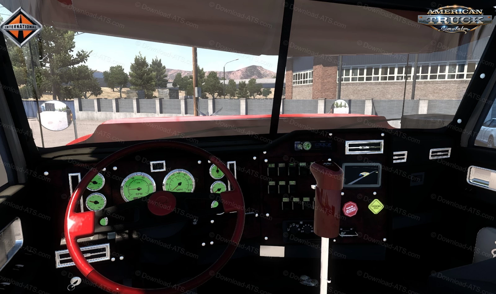 International 9900i Truck + Interior v1.4 (1.48.x) for ATS