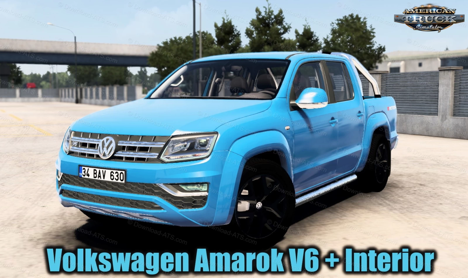 Volkswagen Amarok 4Motion + Interior v1.8 (1.42.x) for ATS