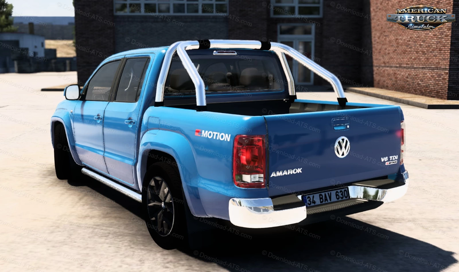 Volkswagen Amarok 4Motion + Interior v1.8 (1.42.x) for ATS