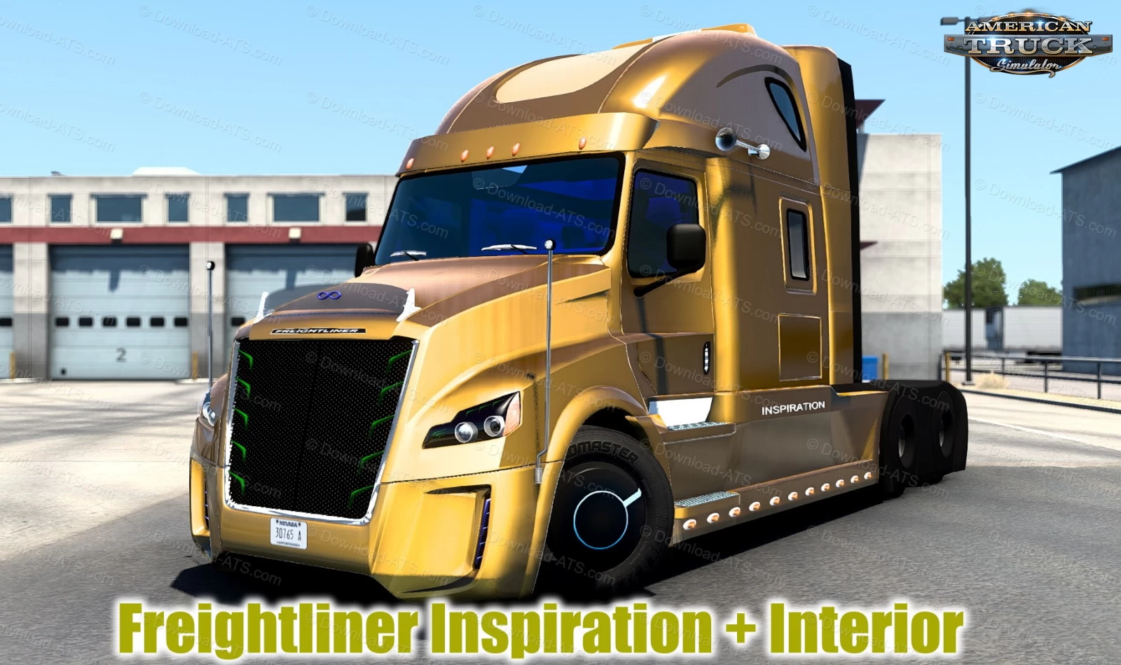 Freightliner Inspiration + Interior v1.5 (1.43.x) for ATS