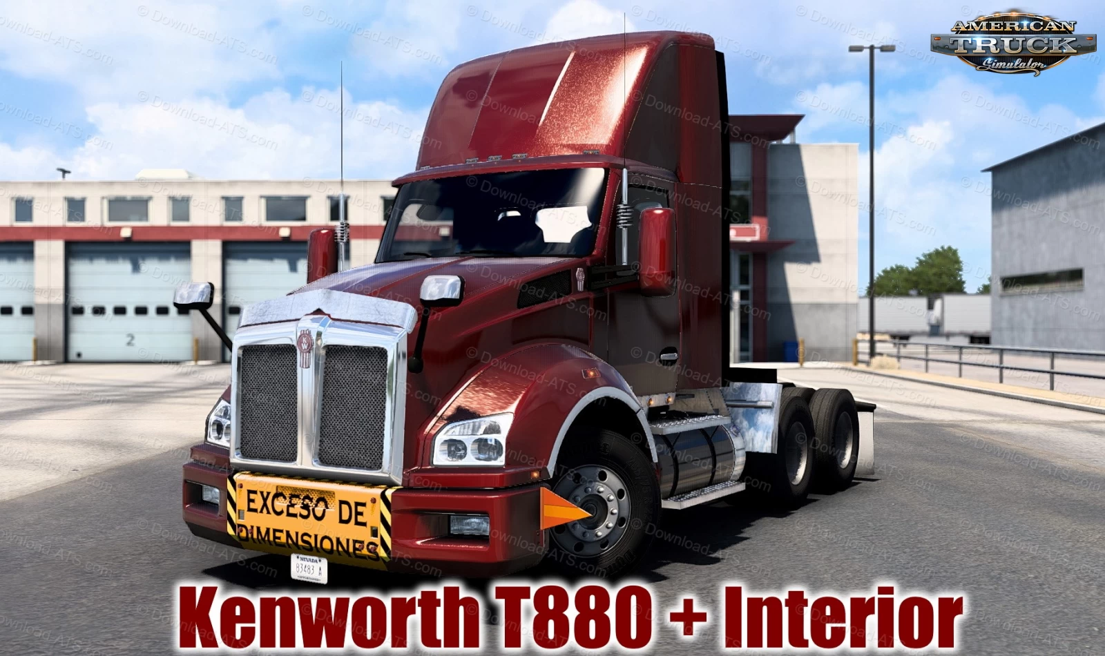 Kenworth T880 + Interior v1.15 Edit by galimim (1.48.x) for ATS
