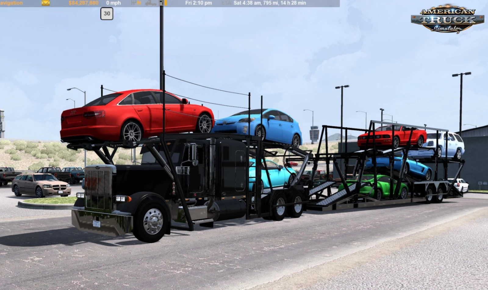 Peterbilt 389 Longhood + Dump + Wrecker v1.8 (1.48.x) for ATS