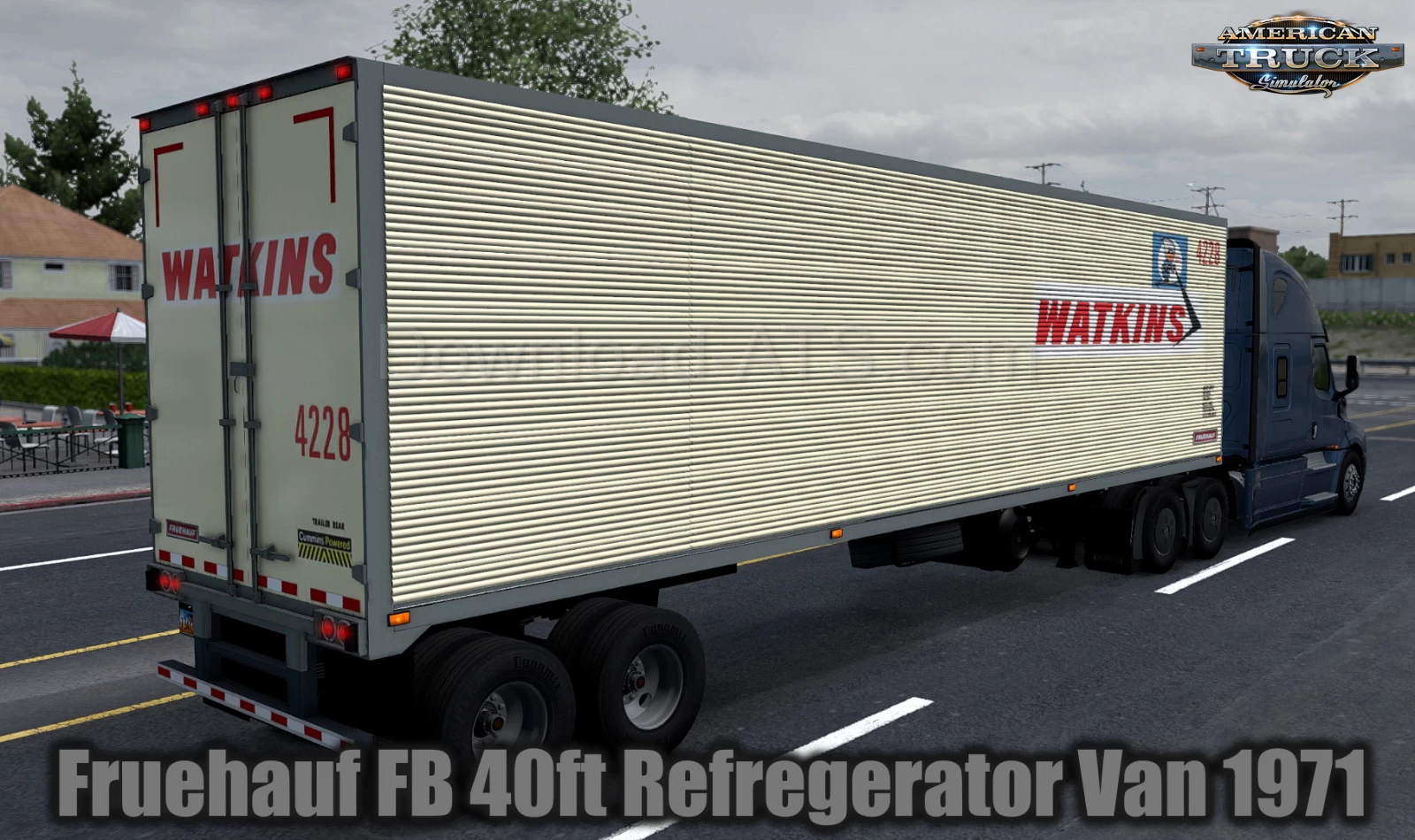 Fruehauf FB 40ft Refregerator Van 1971 v3.0 (1.44.x) for ATS