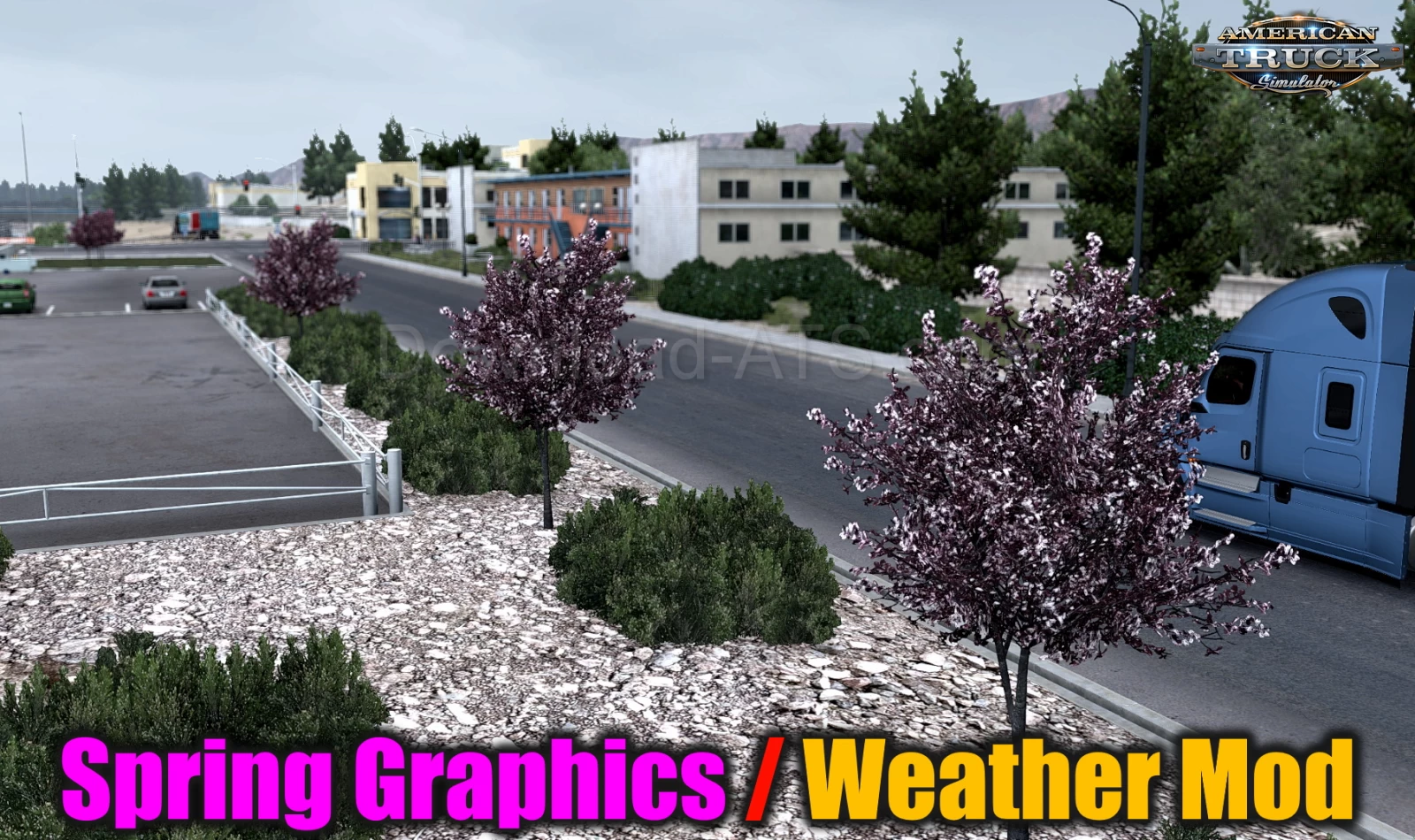 Spring Graphics / Weather Mod v2.6 by Grimes (1.43.x) for ATS