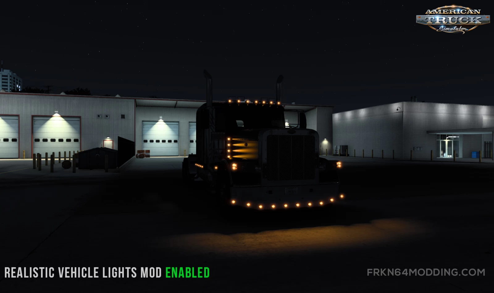 Realistic Vehicle Lights v7.1.1 by Frkn64 (1.46.x) for ATS