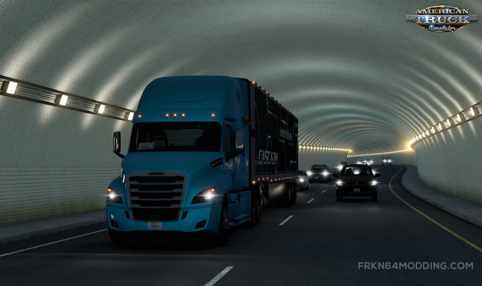 Realistic Vehicle Lights v7.2 by Frkn64 (1.48.x) for ATS