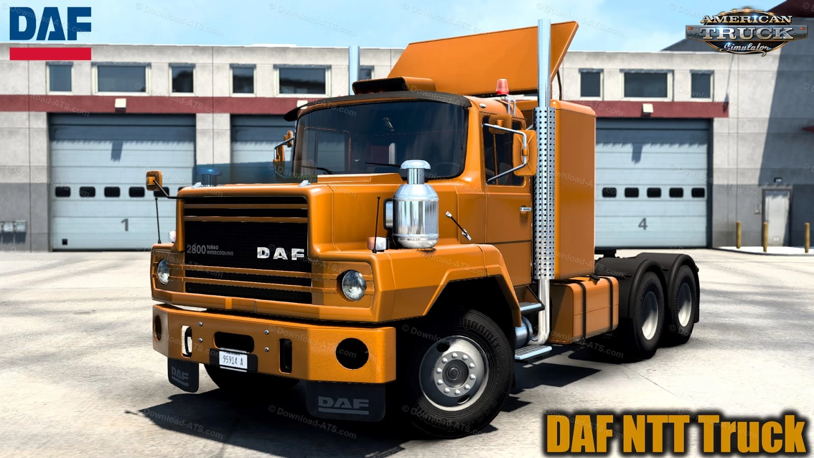 DAF NTT Truck + Interior v1.0 by XBS (1.40.x) for ATS