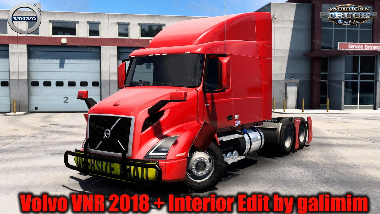 Volvo VNR 2018 + Interior v1.30 Edit by galimim (1.45.x)