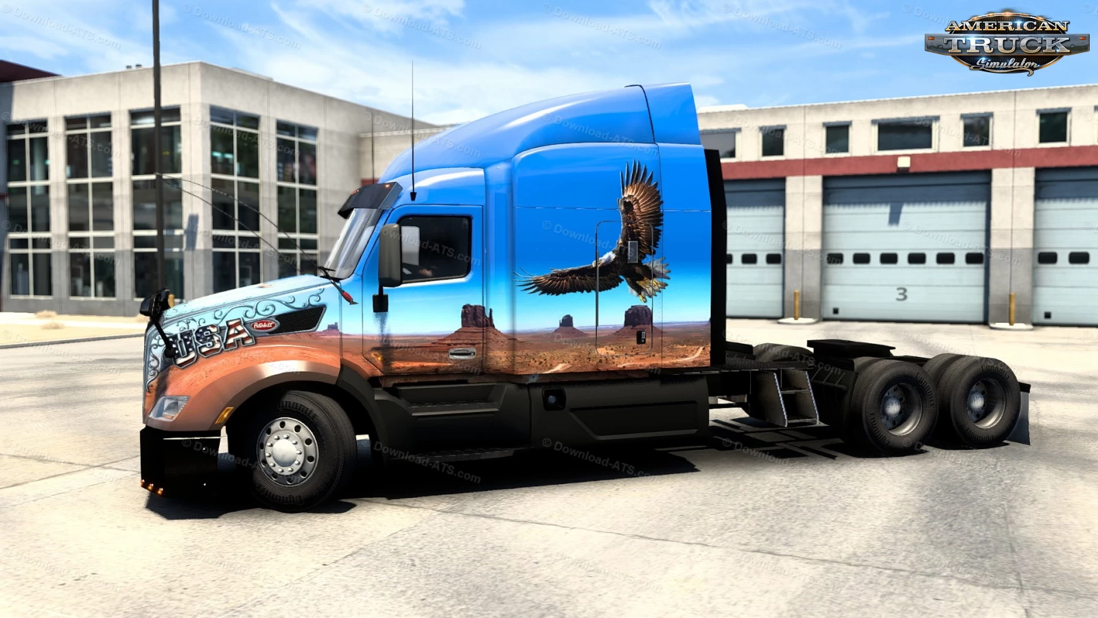 Peterbilt 579 + Interior v1.1 Custom By Cartruck (1.40.x)