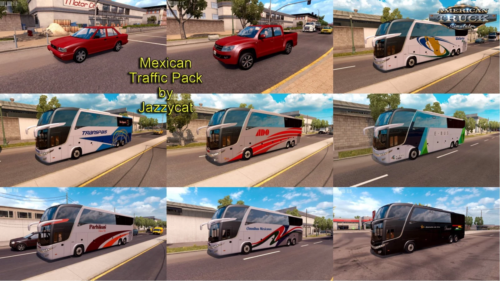Mexican Traffic Pack v2.6.6 by Jayyzcat (1.46.x) for ATS