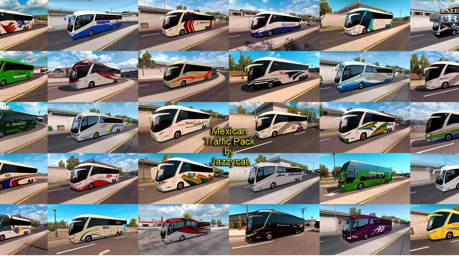 Mexican Traffic Pack v2.6.9.1 by Jayyzcat (1.50.x) for ATS