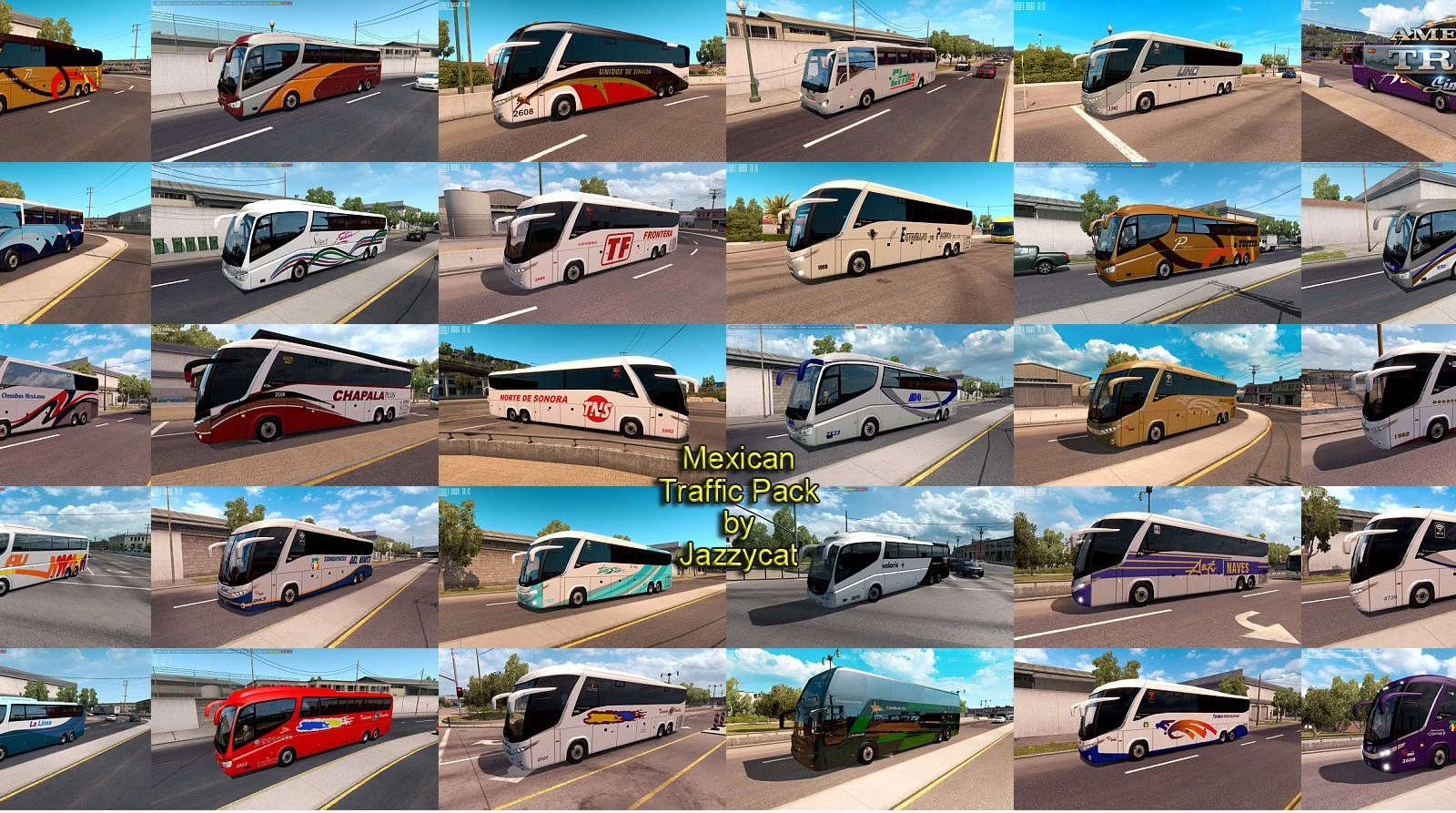 Mexican Traffic Pack v2.6.9.1 by Jayyzcat (1.50.x) for ATS