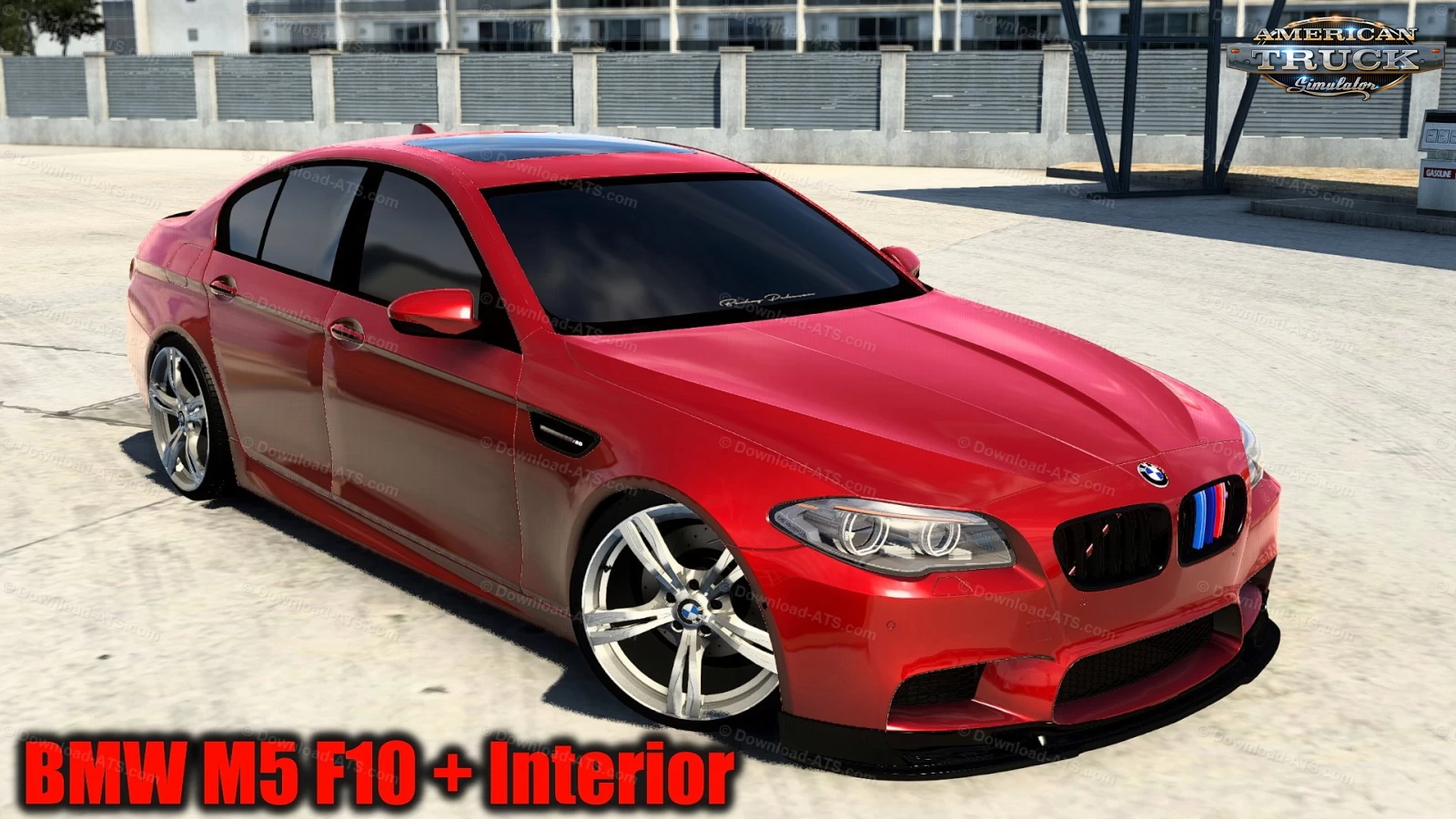 BMW M5 F10 + Interior v2.0 by Berkay Pekesen (1.53.x) for ATS