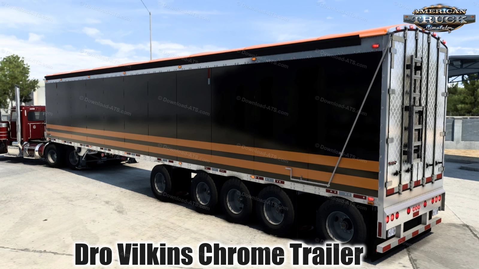 Dro Vilkins Chrome Trailer v1.0 (1.40.x) for ATS