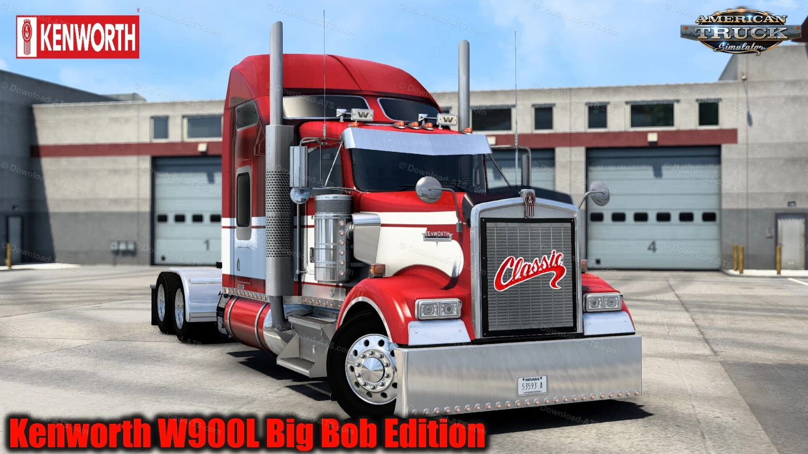 Kenworth W900L Big Bob Edition v3.8.2 (1.48.x) for ATS