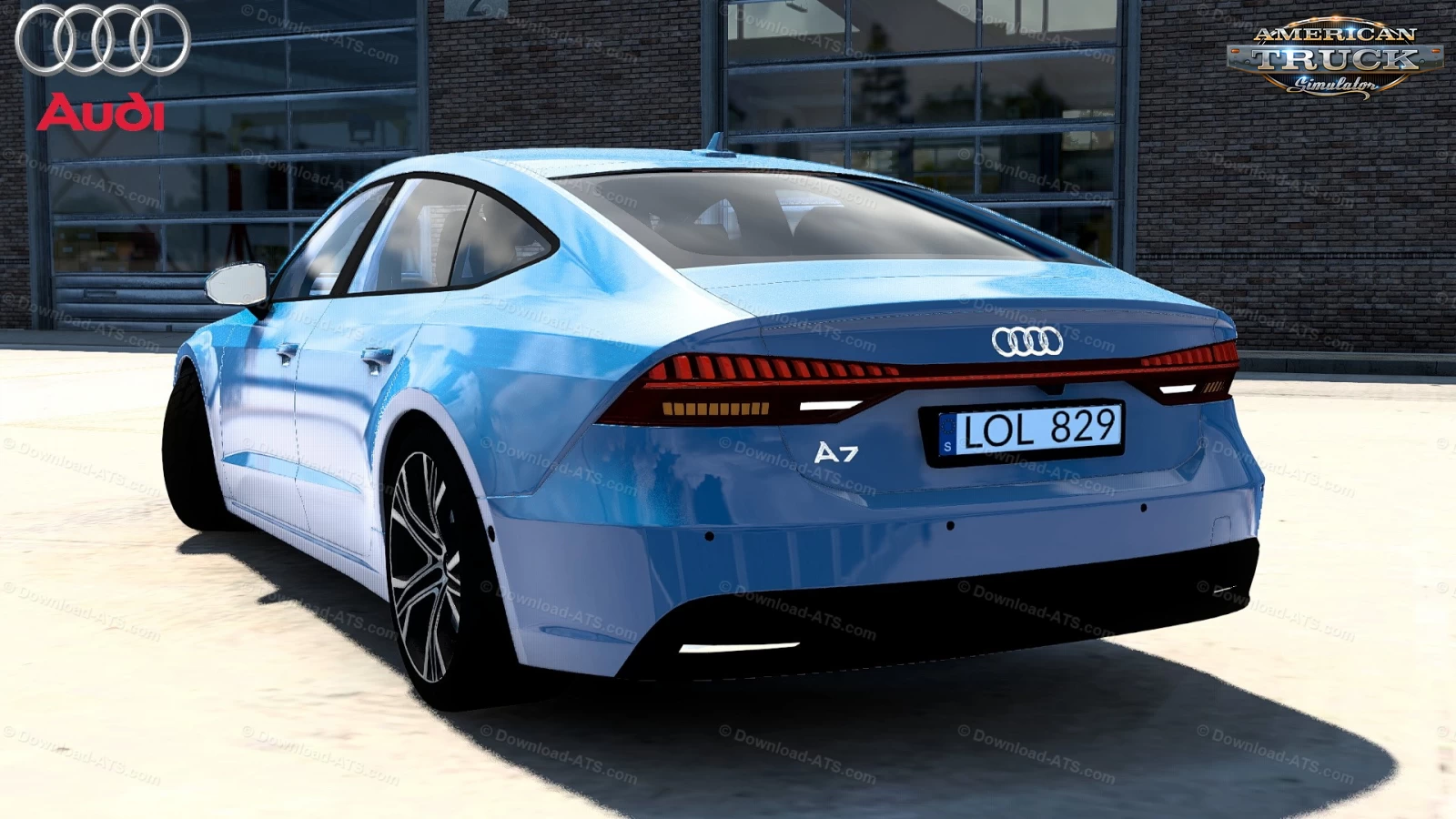 Audi A7 Sportback 2018 + Interior v3.0 (1.46.x) for ATS