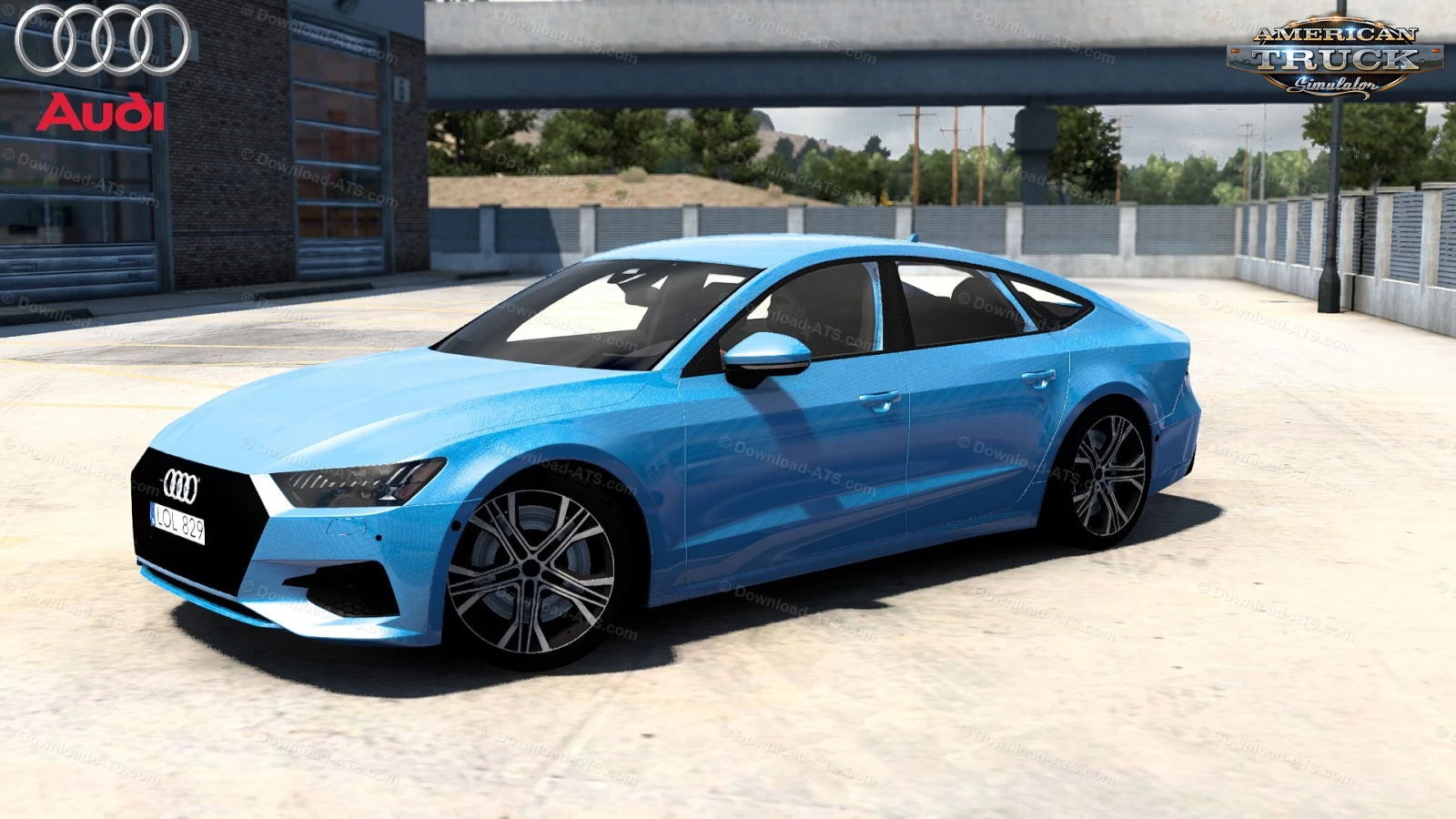 Audi A7 Sportback 2018 + Interior v3.0 (1.46.x) for ATS