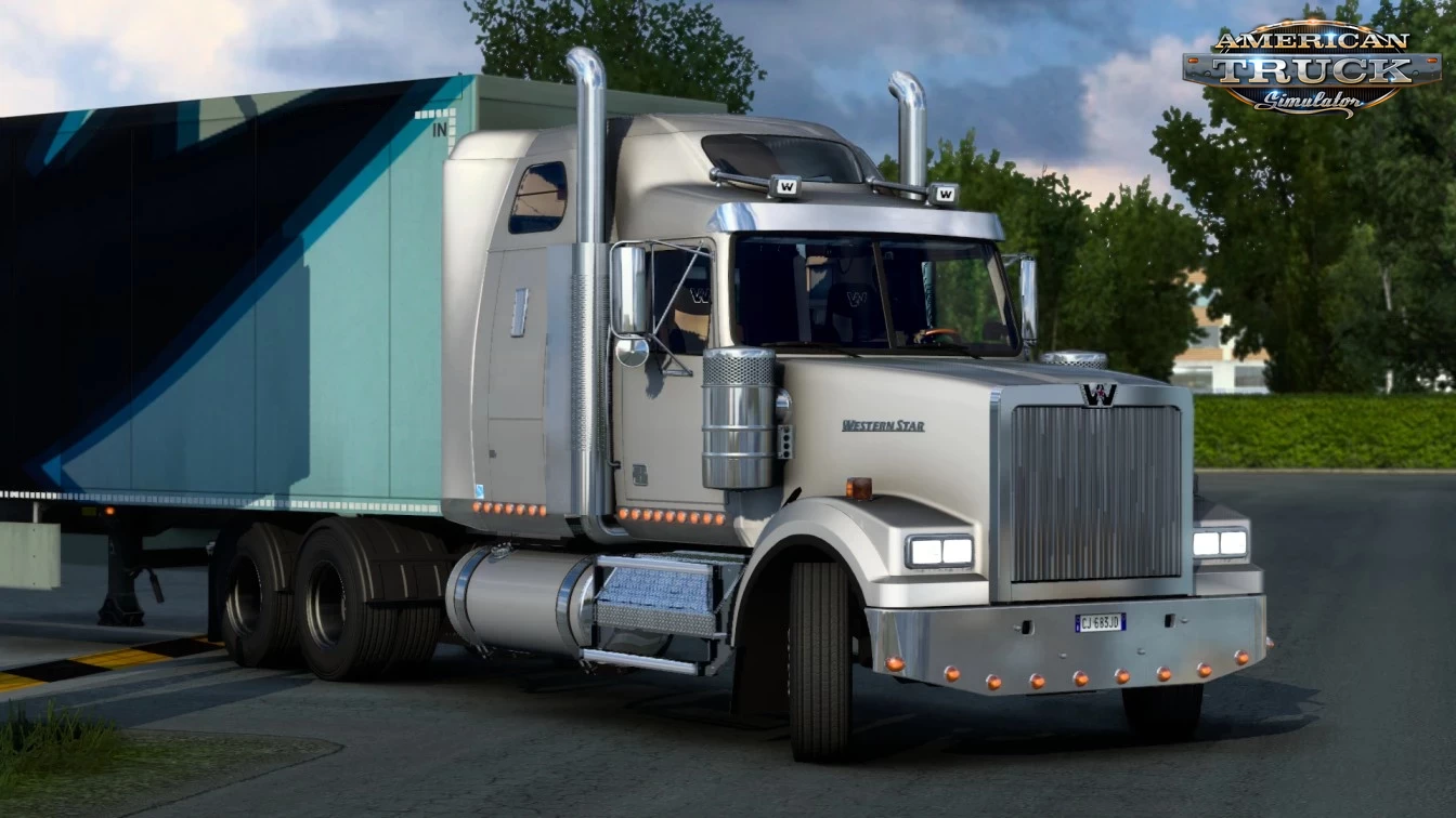 West ets2. Western Star 4900x. Магистральный тягач Western Star 4900. Грузовик вестерн Стар 4900 для етс. Вестерн Стар грузовик етс 2.