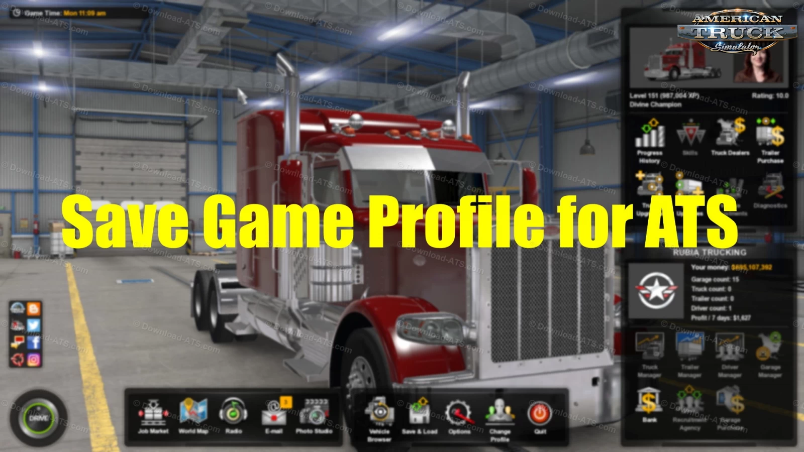 Save Game Profile v1.0 by Aahaan Gamers (1.40.x) for ATS