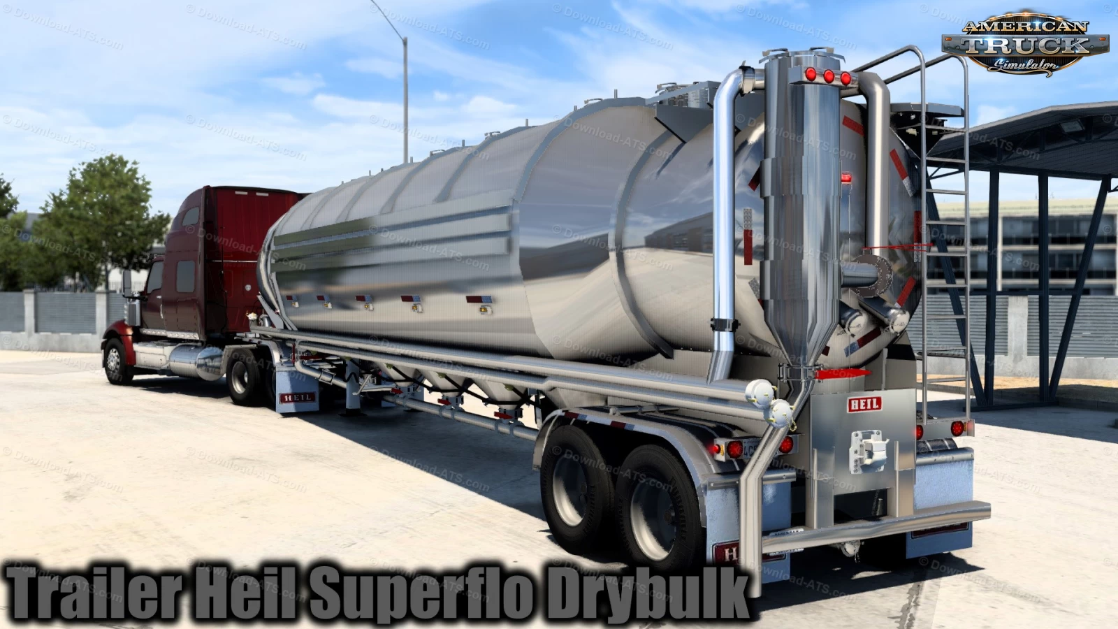 Trailer Heil Superflo Drybulk Ownable v1.4 (1.45.x) for ATS