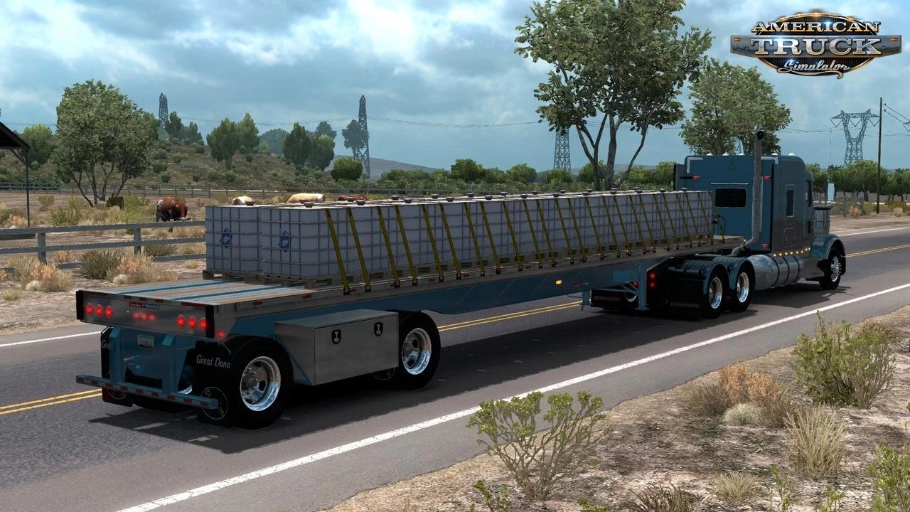 Trailer Great Dane Flatbed Owned v1.2 (v1.40.x) for ATS