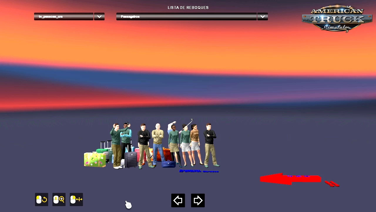 Passengers Bus Mod v2.4 by Cristhian Cardoso (1.57.x) for ATS