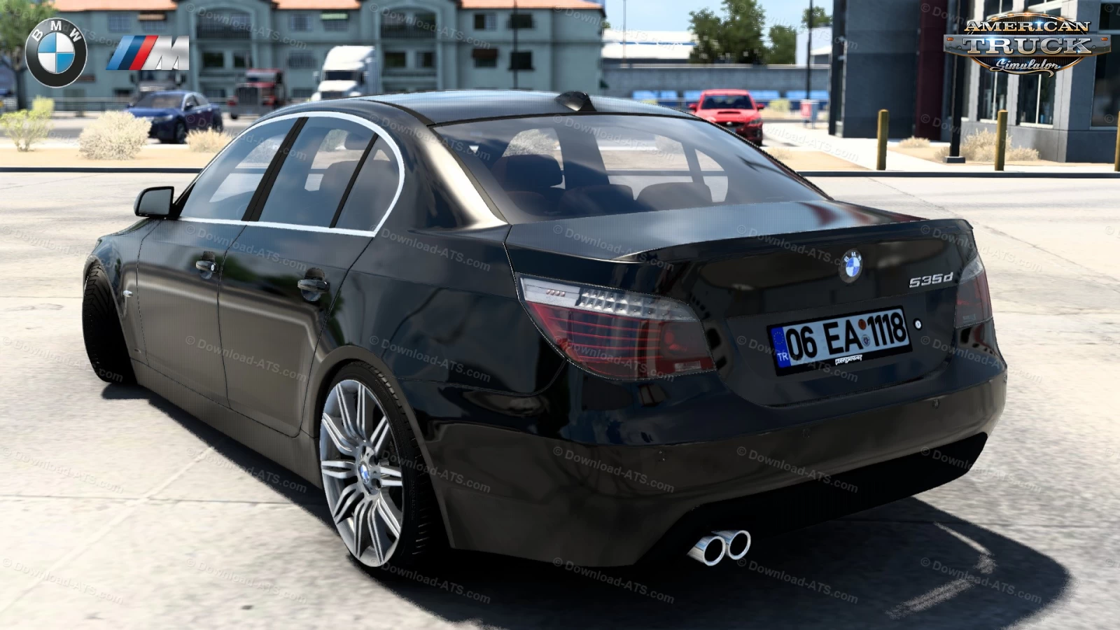BMW 5-Series E60 M-Tech + Interior v2.0 (1.45.x) for ATS