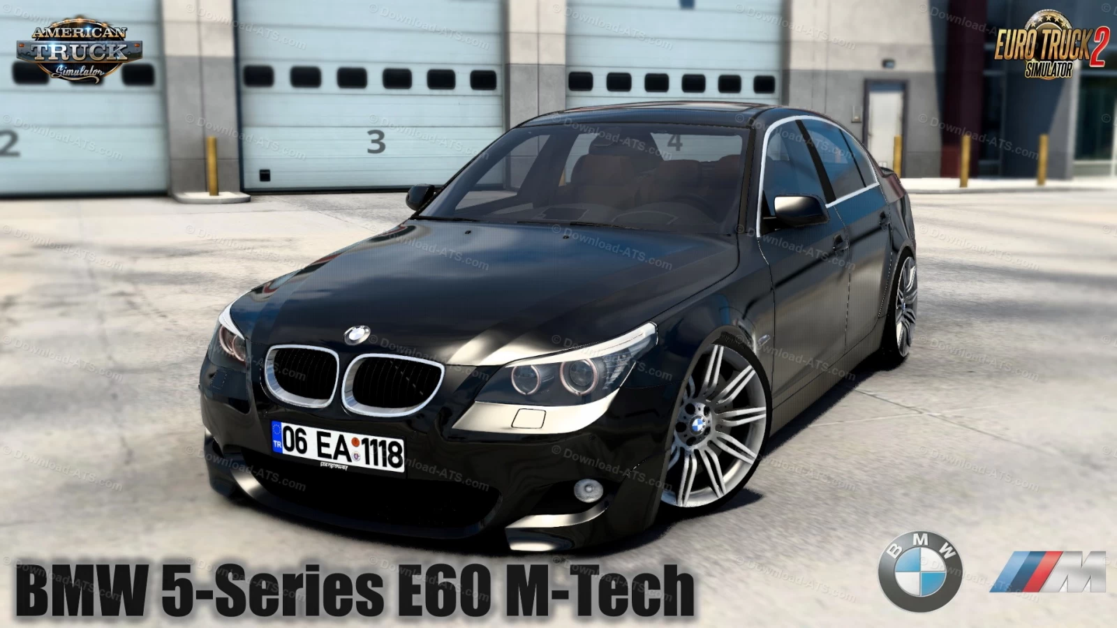 BMW 5-Series E60 M-Tech + Interior v2.0 (1.45.x) for ATS