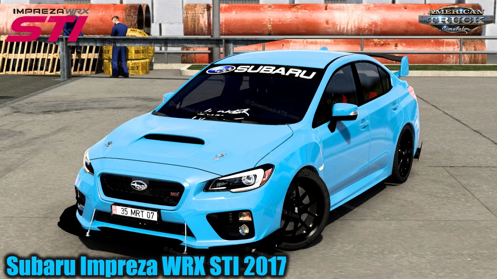 Subaru Impreza WRX STI 2017 + Interior v3.6 (1.53.x) for ATS