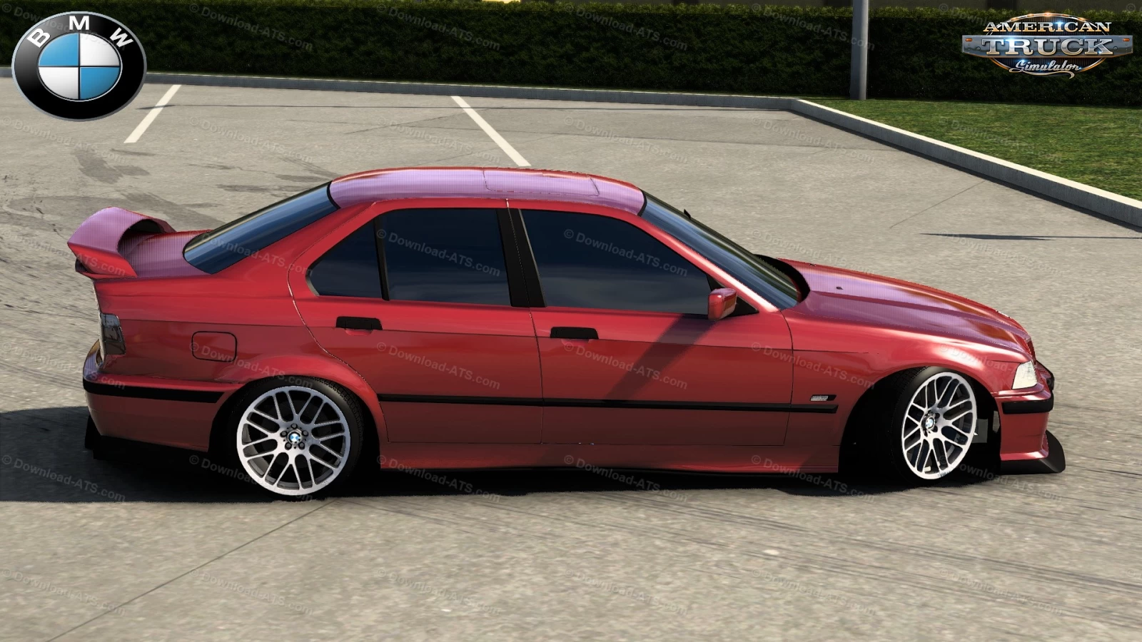 BMW 3 Series E36 Sedan + Interior v1.1 (1.43.x) for ATS