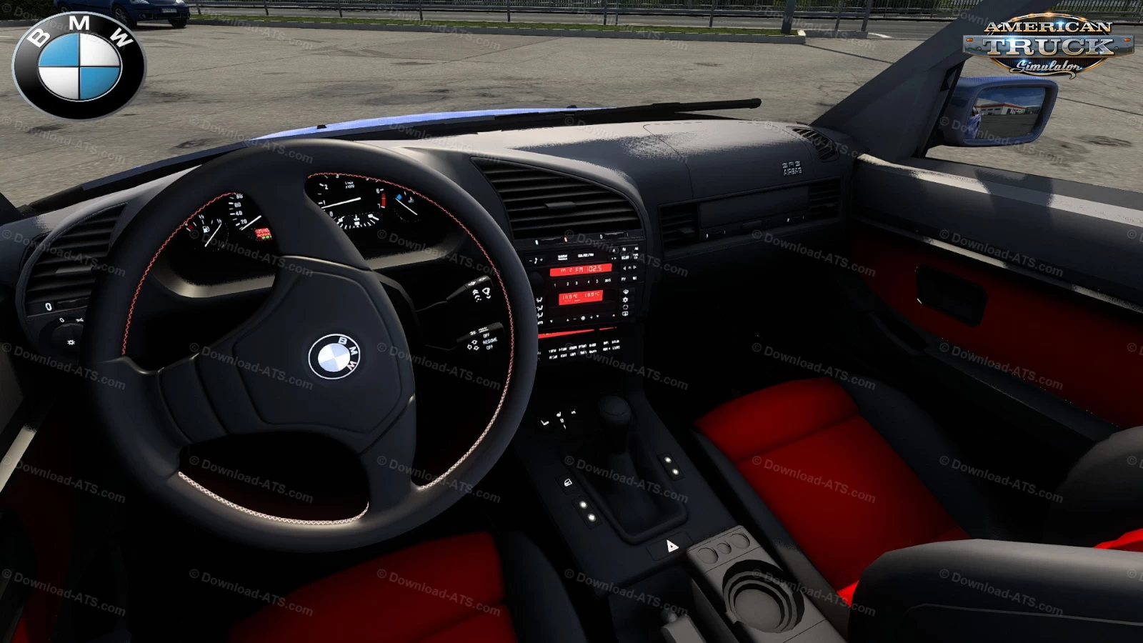 BMW 3 Series E36 Sedan + Interior v1.1 (1.43.x) for ATS