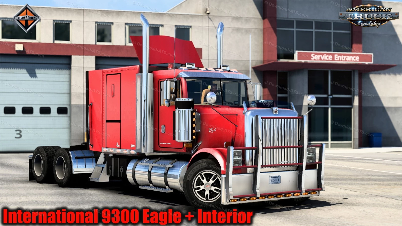 International 9300i Eagle + Interior v1.7 (1.42.x) for ATS