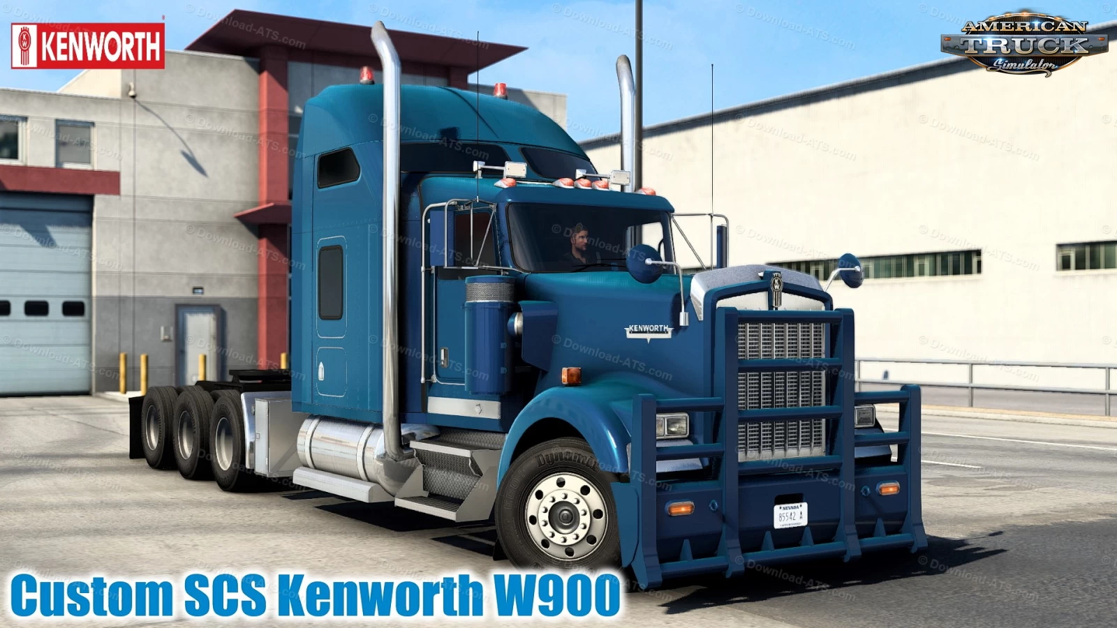 Custom SCS Kenworth W900 v1.2 by NiZmO (1.40.x) for ATS