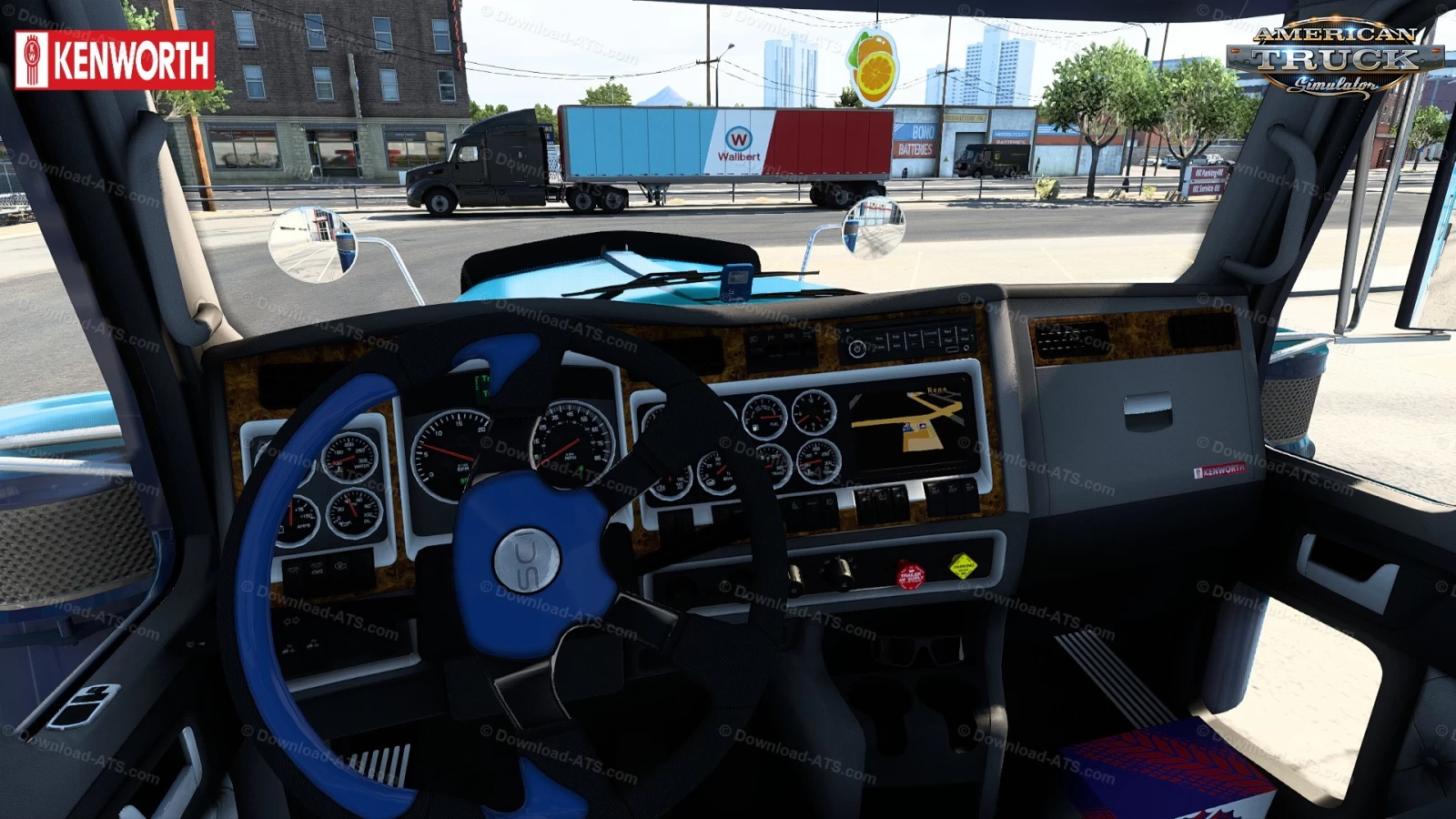 Custom SCS Kenworth W900 v1.2 by NiZmO (1.40.x) for ATS