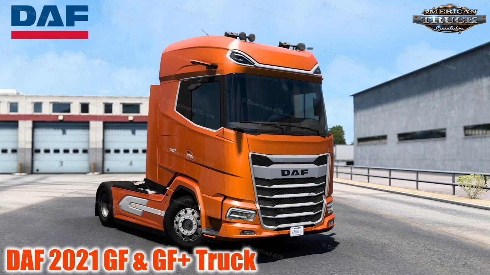 DAF 2021 GF & GF+ Truck v1.3 (1.44.x) for ATS