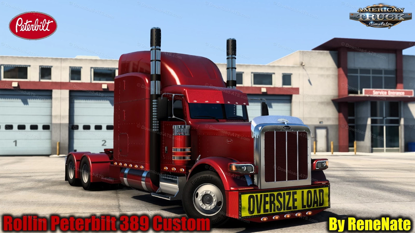 Rollin Peterbilt 389 Custom v1.6 by ReneNate (1.47.x) for ATS